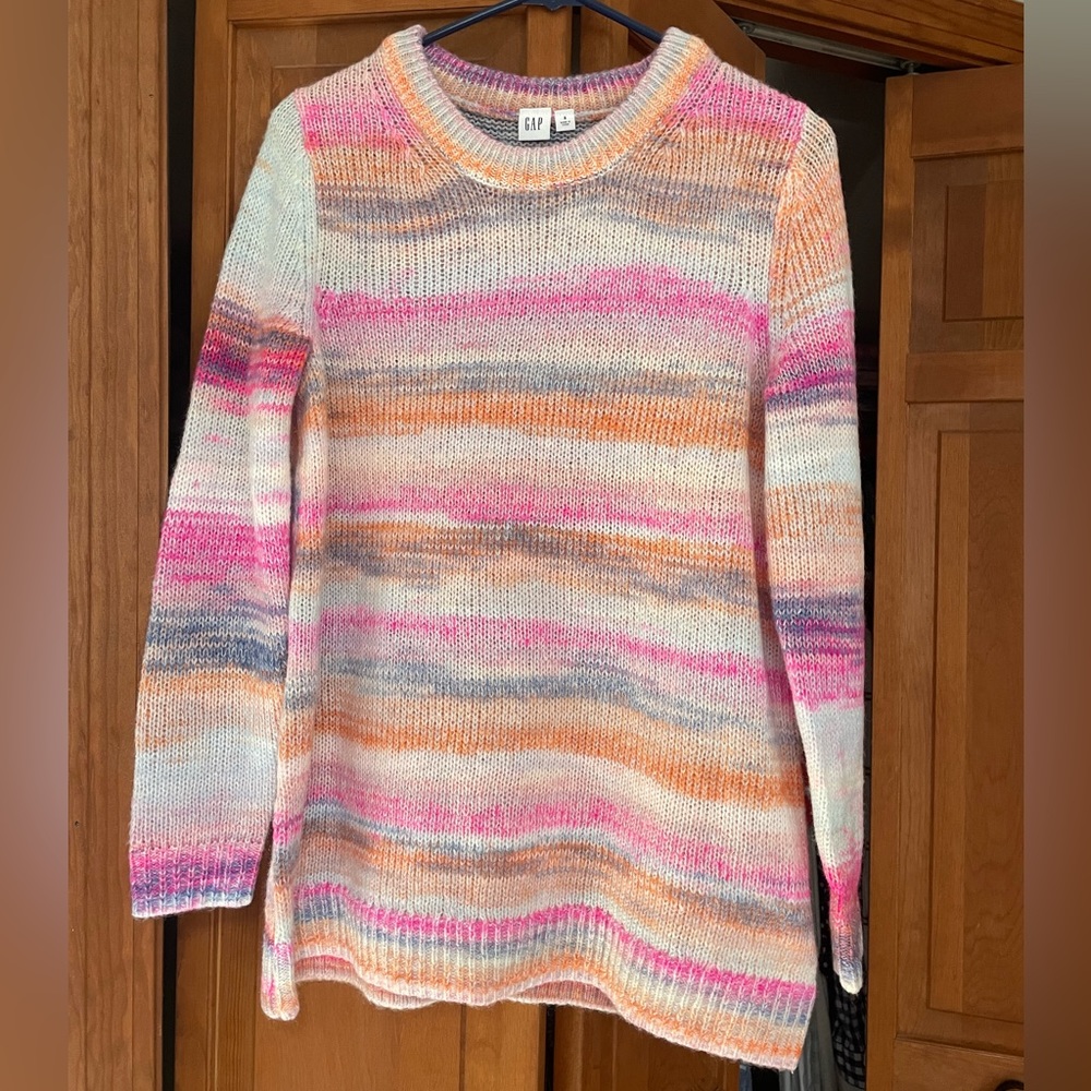 Fun Colorful Light Weight Gap Sweater